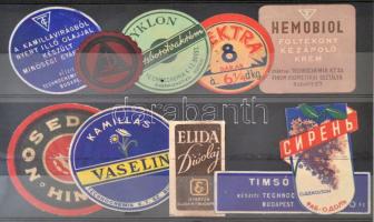 10 db főleg kozmetikai témájú címke