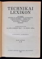 Lósy-Schmidt Ede dr., Barát Béla dr.(szerk.): Technikai lexikon. Építészet, mérnöki, és gépészmérnök...