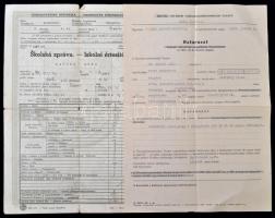 cca 1943-1988 Vegyes okmány tétel(jegyzőkönyv, miniszterelnökség által kiadott határozat elbocsátásr...