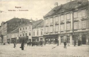 Sopron, Várkerület, Hesse Károly üzlete, kiadja Breuer D. (fa)