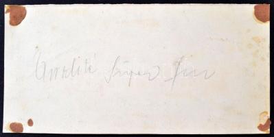 Kónya Zoltán (1891-?): Kabata Chocolat reklámterv. Vegyes technika, papír, jelzett, 9x19 cm