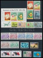 Centenary of UPU 21 stamps + 1 block, 100 éves az UPU 21 db bélyeg + 1 db blokk