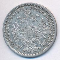 Ausztria 1872. 10kr Ag "Ferenc József" T:2,2-
Austria 1872. 10 Kreuzer Ag "Franz Jos...