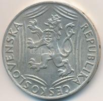 Csehszlovákia 1948. 100K Ag "Függetlenség" T:2 Czechoslovakia 1948. 100 Korun Ag "Ind...