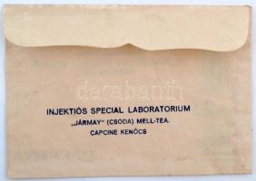 Oroszlán Gyógyszertár Budapest receptborítékja