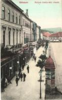 Kolozsvár, Cluj; Mátyás király tér, Takarék Betétek, Kávéház / square, savings bank, cafe