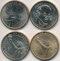 Amerikai Egyesült Államok 2000D 1$ "Sacagawea" + 2007D 1$ "George Washington" + ...