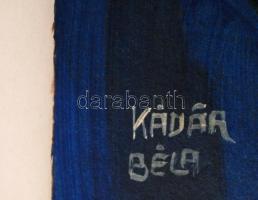 Kádár jelzéssel: Nők, olaj, karton, 50×70 cm