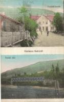 Rahó, Rachov, Rakhiv; Vasútállomás, vasúti híd, kiadja Feig Bernátné / railway station, bridge