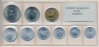 1981. 2f-10Ft 9db klf, érmés forgalmi sor fóliatokban T:1