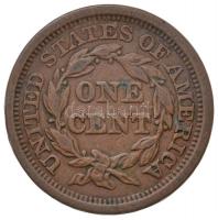Amerikai Egyesült Államok 1850. 1c Cu T:2,2-
USA 1850. 1 Cent Cu C:XF,VF
