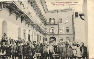 Marosvásárhely, Targu Mures; Szent Ferenc rendű nővérek zárdája, udvar részlet / nunnery, courtyard (EK)