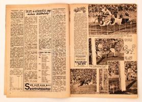 1948 A Képes Sportlap III. évfolyamának 40. száma, címlapon a Magyarország-Lengyelország 6:2 meccs e...