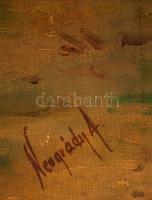 Neogrády jelzéssel: Nyár, olaj, vászon, 60,5×80,5 cm