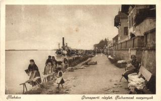 Mohács, Duna-part, ruhamosó asszonyok (EB)