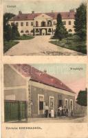 Éberhárd, Malinovo; Kastély, Sill József vendéglője, kiadja Sill József / castle, restaurant (r)