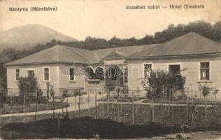 Szolyva (Hársfalva), Nelipino; Erzsébet szálló / hotel (ázott sarok / wet corner)