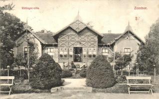 Zombor, Sombor; Rittinger villa