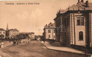 Constanta, Prefectura si Strada Traian / street, court