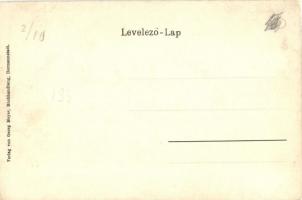 Nagyszeben, Sibiu, Hermannstadt; Honvédkaszárnya, zsákutca, kiadja Georg Meyer / Hungarian military ...