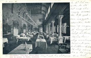 Palermo, Villa Igea, Grand Hotel, Sala da pranzo / hotel restaurant interior  (EB)