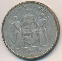 1930. 5P Ag "Horthy jobbra" T:3
Adamo P8