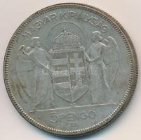 1930. 5P Ag "Horthy jobbra" T:3 kis ph.
Adamo P8