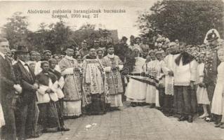 1916 Szeged, Alsóvárosi plébánia harangjainak búcsúzása