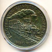 Bognár György (1944-) 1996. "Magyar Vasút - 150 Éve Európában, Pest-Buda" Br emlékérem (42...