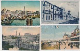 15 db RÉGI külföldi városképes lap, vegyes minőségben; sok olasz és német lap / 15 pre 1945 European town-view postcards, mixed quality; many Italian and German