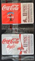 1994 2 db Coca Cola telefonkártya