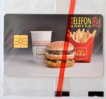 1994 McDonalds telefonkártya bontatlan csomagolásban