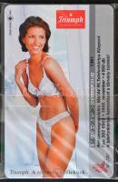 1998 Triumph telefonkártya bontatlan csomagolásban