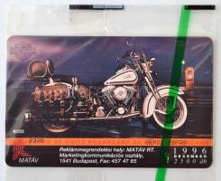 1996 Harley Davidson telefonkártya bontatlan csomagolásban