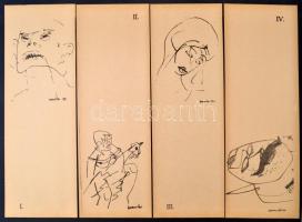 Horváth Ferenc hatvan rajza. Bev. Németh László. h. n., é. n., k. n. A művész 10 művének reprodukció...