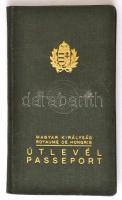 1937 Útlevél, Magyar Királyság, pp.:44, 16x9cm