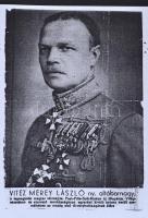1944 Vitéz Mérey Béla tartalékos hadnagy leszerelési jegye, 19x12cm