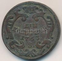 1763S 1kr Cu "Mária Terézia" (11,82g) T:2,2-
Huszár: 1760., Unger III.: 1272.c
