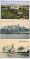 27 db RÉGI magyar városképes lap, vegyes minőségben / 27 pre-1945 Hungarian town-view postcards, mixed quality