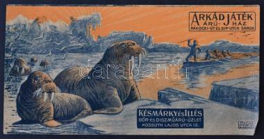 cca 1920-40 Vegyes számolócédula tétel, 6db , különböző méretben és minőségben