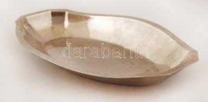 Original Wellner alpakka tálca, jelzett, 31×20 cm