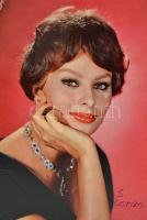 Sophia Loren (1934-) többszörös Oscar-díjas és Golden Globe-díjas olasz filmszínésznő, fotólapok, 5d...