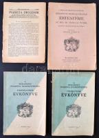 1935-40 Piarista nyomtatványok, 4db: Piarista öregdiák. I. évfolyam 1.szám! A piarista gimnázium értesítője és diákszövetségi évkönyv, 2db