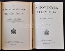 Szent István Könyvek: dr. Sigmond Elek: A mezőgazdasági növények termelési tényezői; dr Szabó Zoltán...