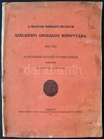 A Magyar Nemzeti Múzeum Széchenyi Országos könyvtára 1802-1902 alapításának századik évfordulójakor ismertetik a könyvtár tisztviselői. Budapest, 1902, Hornyánszky Viktor. Visletes kiadói karton kötésben, foltos lapokkal