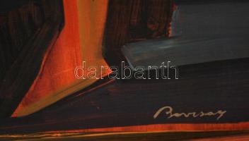 Barcsay jelzéssel: Pár. Olaj, farost, keretben, 61×63 cm