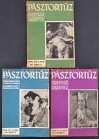 1941-42 Pásztortűz, 3 száma, 24x17cm