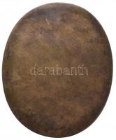 Seregély Dezső (1867-1948) 1924. "Dr. Nagy Emil orvos 1924" ovális Br plakett (816g/161-13...