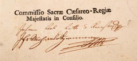 1762 Mária Terézia nyomtatott német nyelvű rendelete az alsó-ausztriai mészkőbányászat és mészégetés...