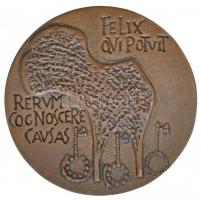 Váró Márton (1943-) 1975. "1975 Prof. Dr. Krompecher István 70 éves" Br emlékérem (504g/96...